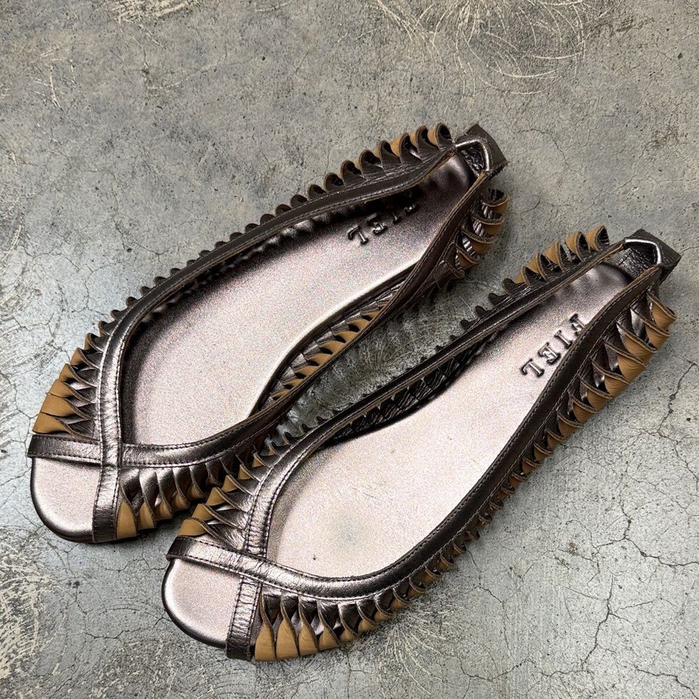 * Bronze and Brown Women's Flats
